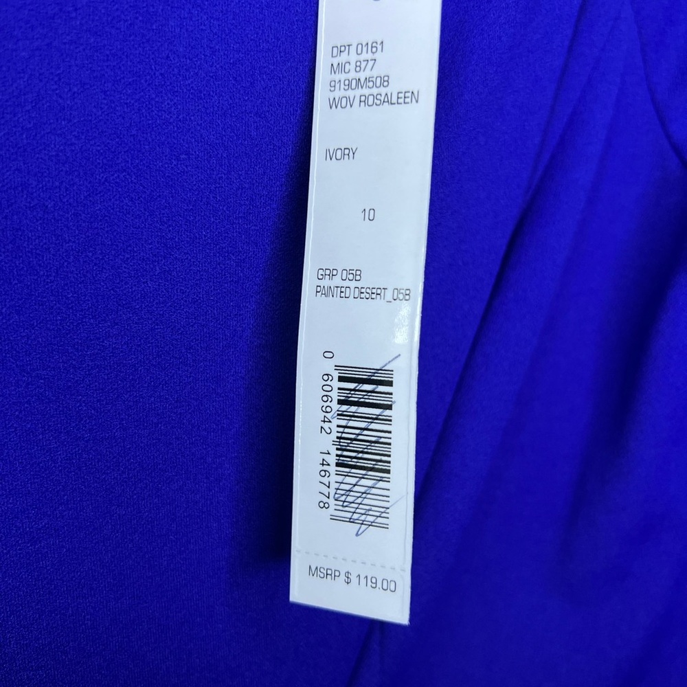 Antonio Melani Rosaleen Blue Bell Sleeve Dress NWT Size 10 MSRP $119 - Picture 5 of 7